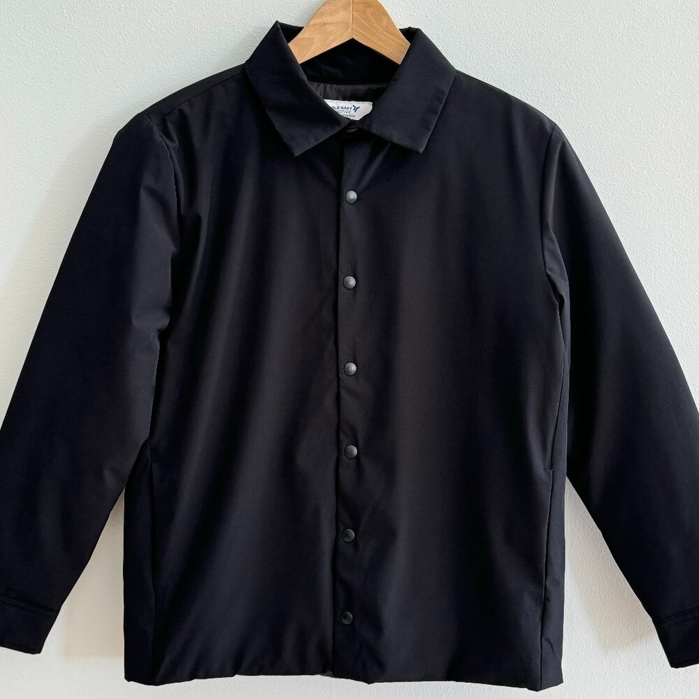 Old Navy Boys Active Stretchtech Water-Resistant Jacket/Coat - Black - XL(14-16)